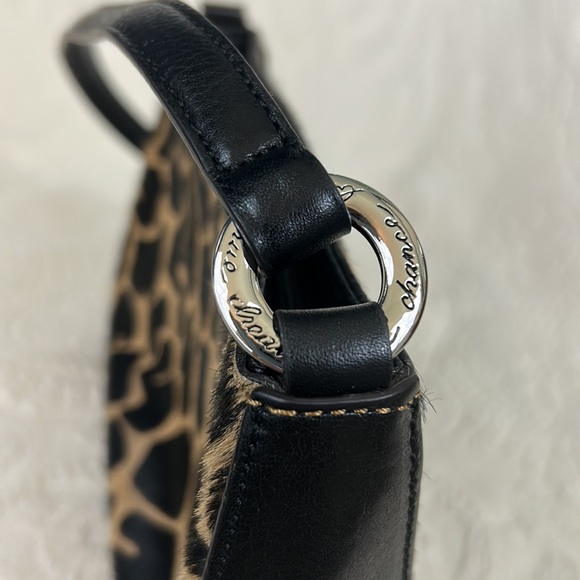 Carolee small zebra-print satchel purse - Picture 3 of 7